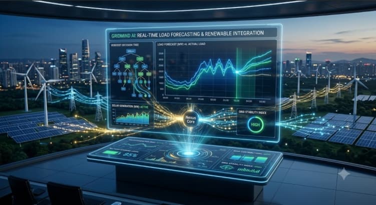 GridMind AI: Real-Time Load Forecasting & Renewable Integration